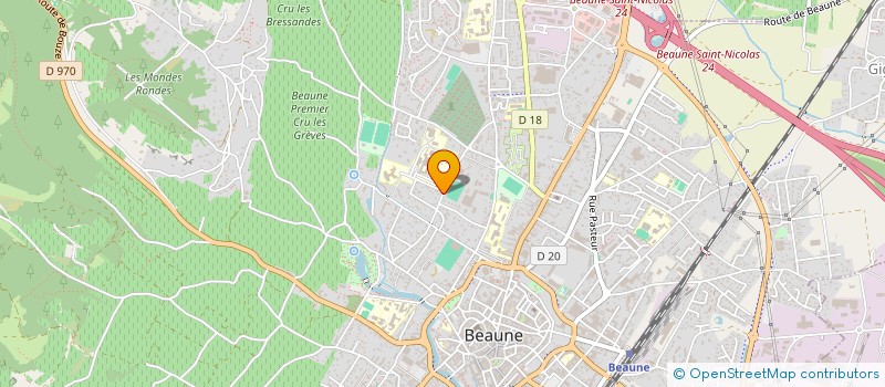 localisation de l'entreprise MONSIEUR PATRICK FAVOULET à BEAUNE