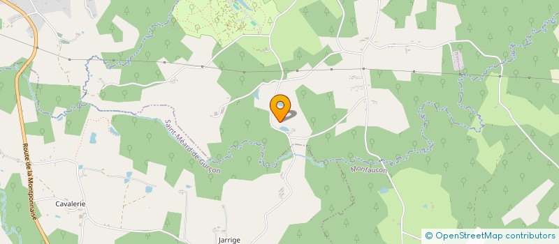 localisation de l'entreprise MONSIEUR PATRICK FAVRETTO  MENESPLET