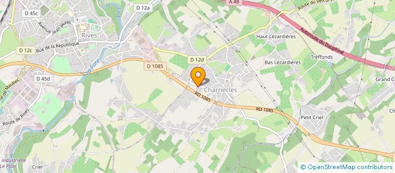 localisation de l'entreprise MONSIEUR PATRICK FAVRIN-COLOMB  CHARNECLES