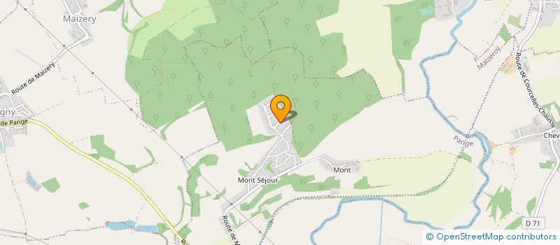 localisation de l'entreprise MONSIEUR PATRICK FAVROT à COURCELLES SUR NIED