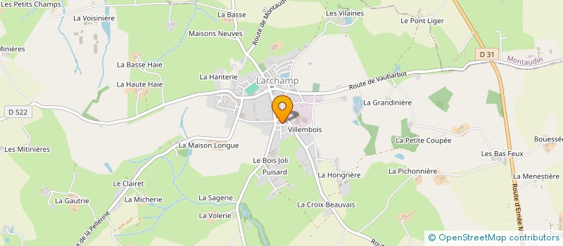 localisation de l'entreprise MONSIEUR PATRICK FAVROT à LA PELLERINE