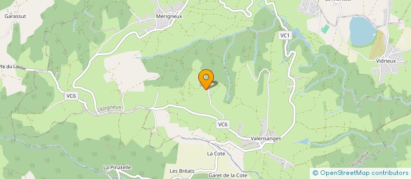 localisation de l'entreprise MONSIEUR PATRICK FAYE  LEZIGNEUX