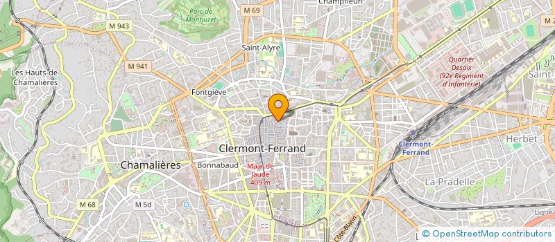 localisation de l'entreprise MONSIEUR PATRICK FAYET  CLERMONT FERRAND