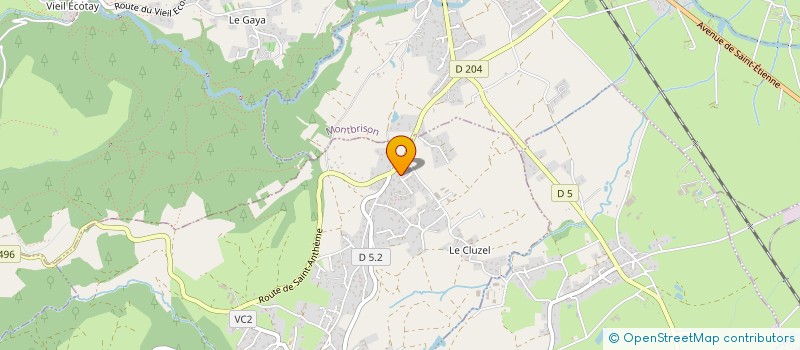 localisation de l'entreprise MONSIEUR PATRICK FAYOLLE  LEZIGNEUX