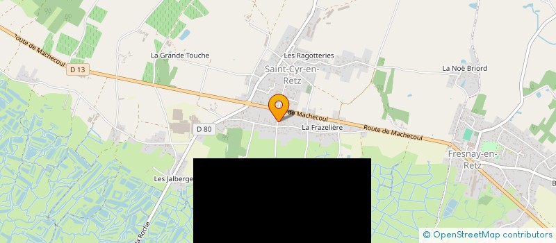 localisation de l'entreprise MONSIEUR PATRICK FEE à VILLENEUVE-EN-RETZ