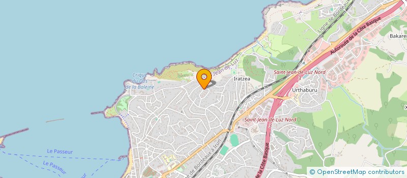 localisation de l'entreprise MONSIEUR PATRICK FENWICK à SAINT-JEAN-DE-LUZ