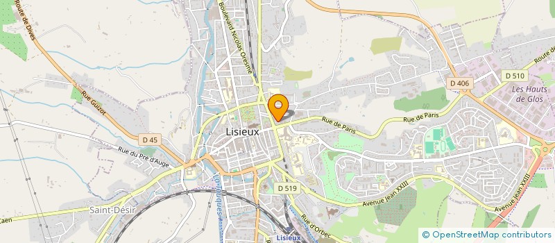 localisation de l'entreprise MONSIEUR PATRICK FEREY  LISIEUX