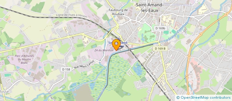 localisation de l'entreprise MONSIEUR PATRICK FEREZ  SAINT-AMAND-LES-EAUX