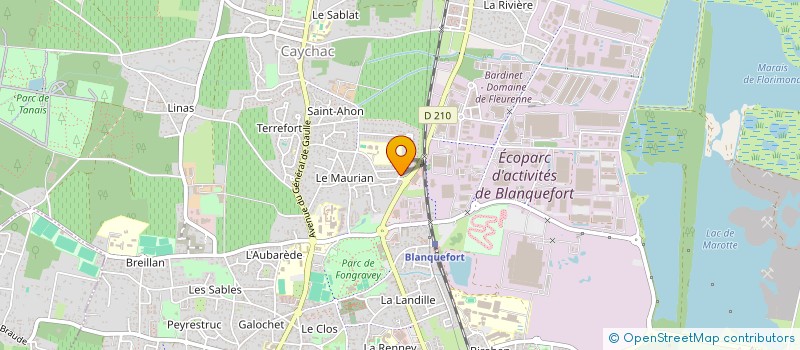 localisation de l'entreprise MONSIEUR PATRICK FERGLOUTE à BLANQUEFORT