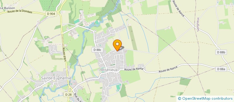 localisation de l'entreprise MONSIEUR PATRICK FERLIN  MISERIEUX