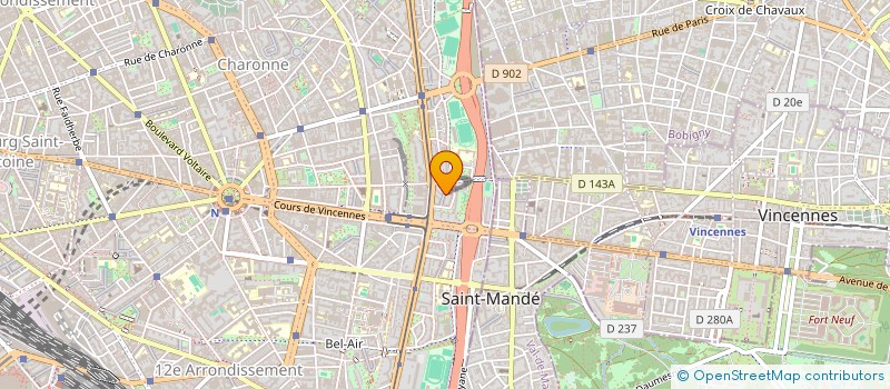 localisation de l'entreprise MONSIEUR PATRICK FERNANDES  PARIS