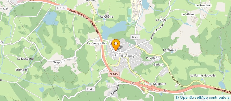 localisation de l'entreprise MONSIEUR PATRICK FERRAND à SAINT-VAURY