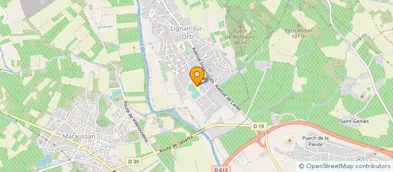 localisation de l'entreprise MONSIEUR PATRICK FERRER  LIGNAN-SUR-ORB