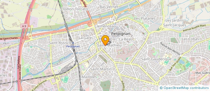 localisation de l'entreprise MONSIEUR PATRICK FERRER à PERPIGNAN