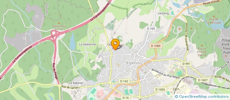 localisation de l'entreprise MONSIEUR PATRICK FERRIER à EGLETONS