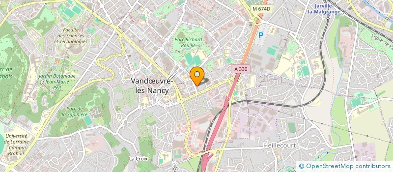 localisation de l'entreprise MONSIEUR PATRICK FERRY  VANDUVRE-LES-NANCY