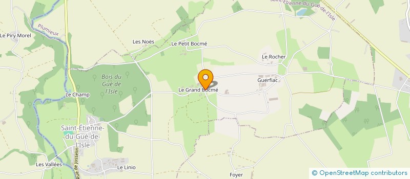 localisation de l'entreprise MONSIEUR PATRICK FERTEUX  SAINT-ETIENNE-DU-GUE-DE-L'ISLE