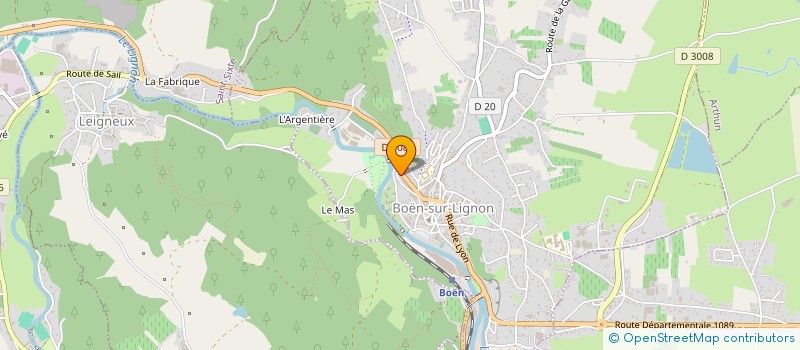 localisation de l'entreprise MONSIEUR PATRICK FESCHE  BOEN-SUR-LIGNON