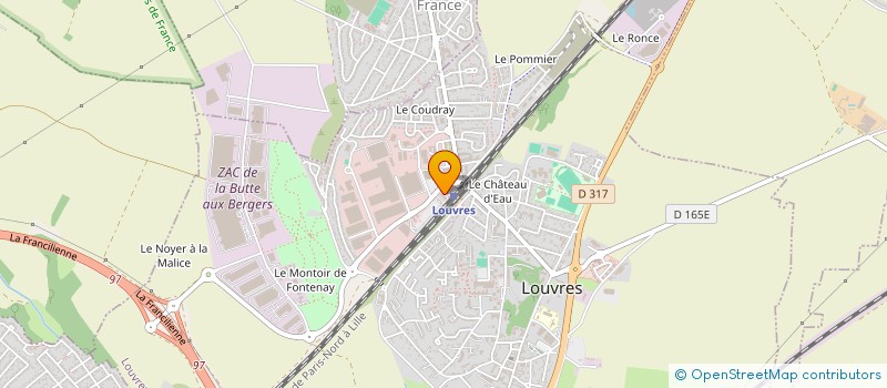 localisation de l'entreprise MONSIEUR PATRICK FETUE à LOUVRES