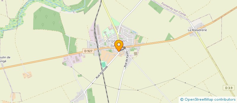 localisation de l'entreprise MONSIEUR PATRICK FIAULT à ORGERES-EN-BEAUCE