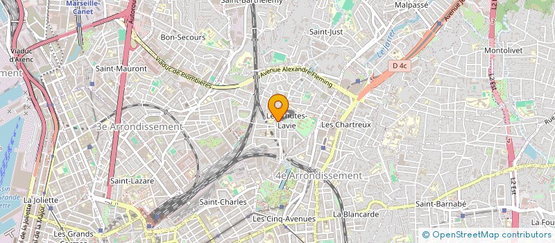 localisation de l'entreprise MONSIEUR PATRICK FILIPPI à MARSEILLE
