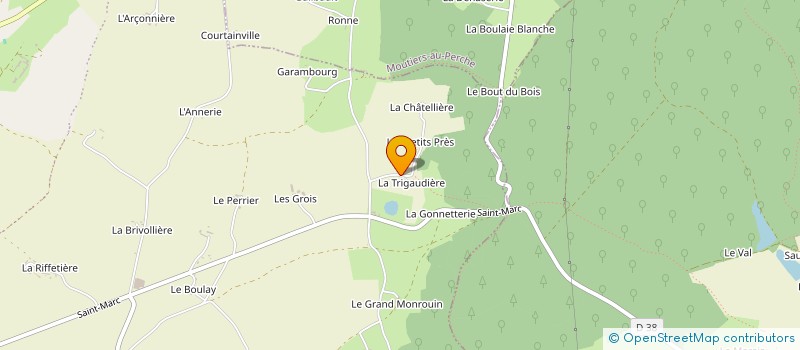 localisation de l'entreprise MONSIEUR PATRICK FILLATRE à REMALARD-EN-PERCHE