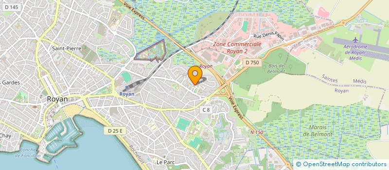 localisation de l'entreprise MONSIEUR PATRICK FILLOLEAU  ROYAN