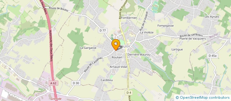 localisation de l'entreprise MONSIEUR PATRICK FILSER  BOULOC