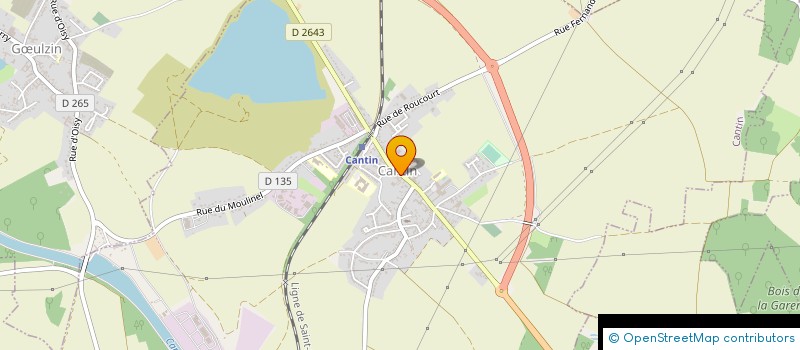 localisation de l'entreprise MONSIEUR PATRICK FINET  CANTIN