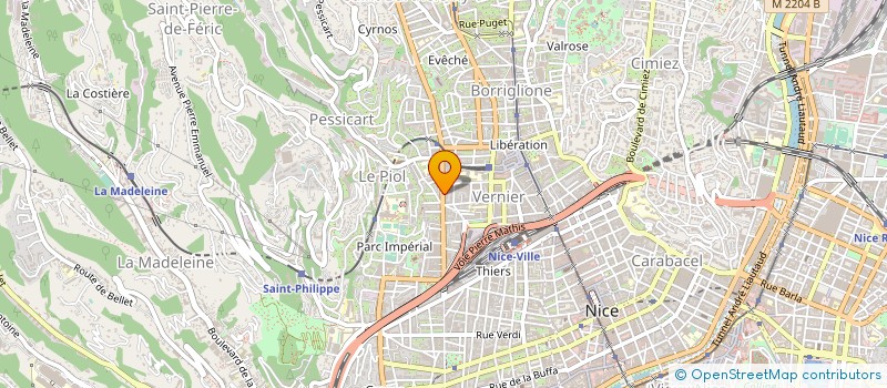 localisation de l'entreprise MONSIEUR PATRICK FIORDELLI à NICE