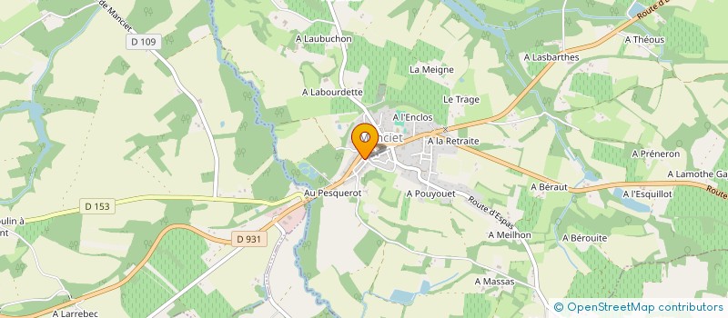 localisation de l'entreprise MONSIEUR PATRICK FITTE à MANCIET