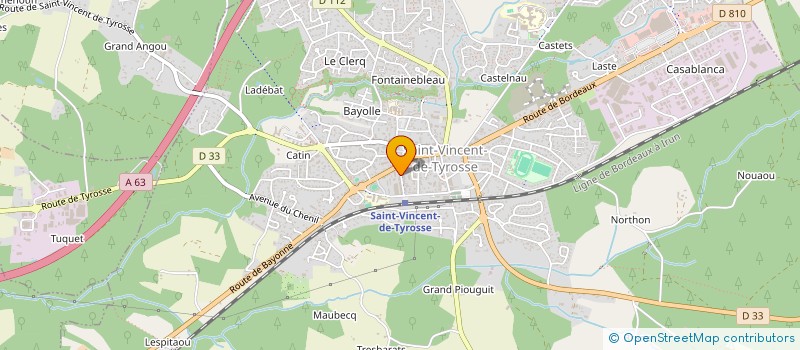 localisation de l'entreprise MONSIEUR PATRICK FLAGEOLLET  SAINT-VINCENT-DE-TYROSSE