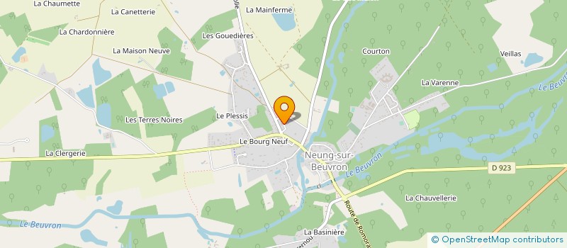 localisation de l'entreprise MONSIEUR PATRICK FLAMME à NEUNG-SUR-BEUVRON