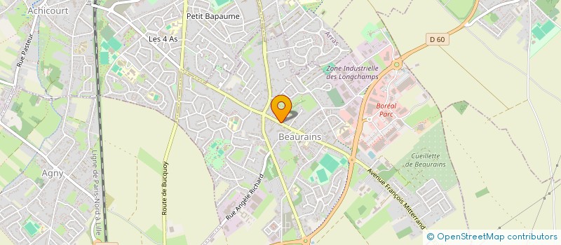 localisation de l'entreprise MONSIEUR PATRICK FLECHEL  BEAURAINS