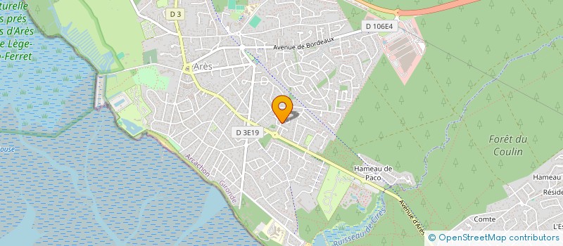 localisation de l'entreprise MONSIEUR PATRICK FLEURANCEAU  ARES