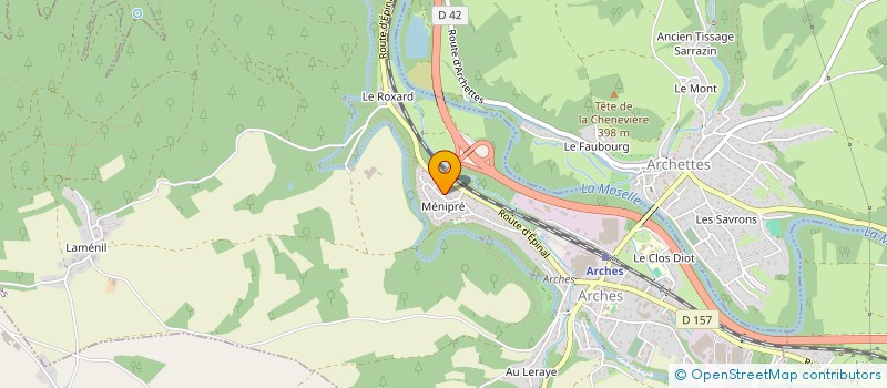 localisation de l'entreprise MONSIEUR PATRICK FLEURENTIN  ARCHES