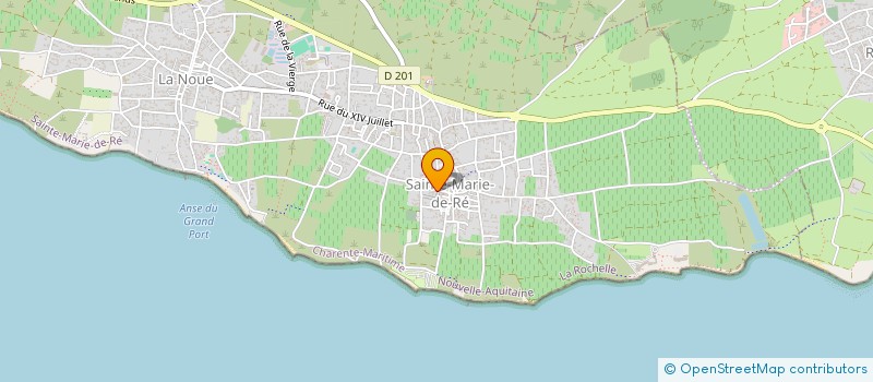 localisation de l'entreprise MONSIEUR PATRICK FLEURY  SAINTE-MARIE-DE-RE