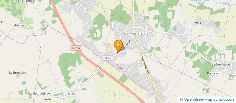 localisation de l'entreprise MONSIEUR PATRICK FLORUS  TREILLIERES