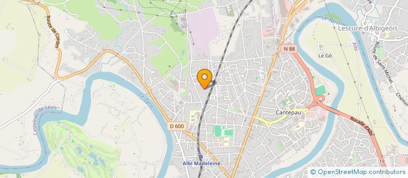 localisation de l'entreprise MONSIEUR PATRICK FLUCHAIRE  ALBI