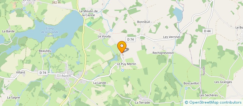 localisation de l'entreprise MONSIEUR PATRICK FLUTEAU à NOTH