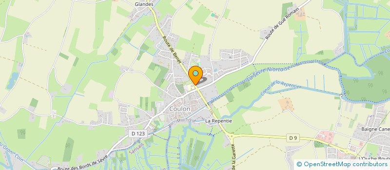 localisation de l'entreprise MONSIEUR PATRICK FLYE  COULON