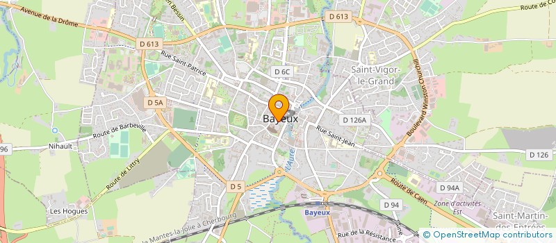 localisation de l'entreprise MONSIEUR PATRICK FLYNN à BAYEUX