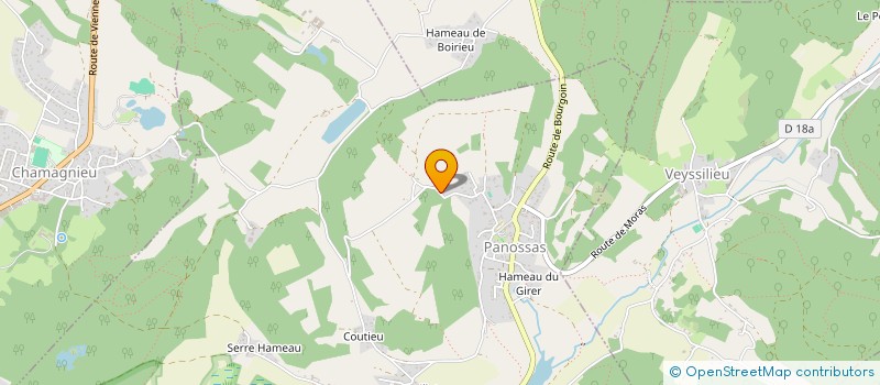 localisation de l'entreprise MONSIEUR PATRICK FOLIE  PANOSSAS