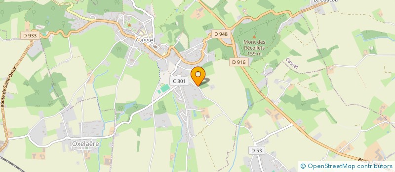 localisation de l'entreprise MONSIEUR PATRICK FOLLET  CASSEL