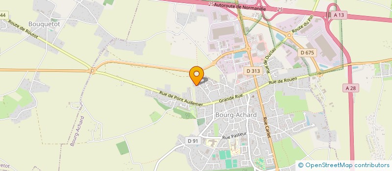 localisation de l'entreprise MONSIEUR PATRICK FOLLIN  BOURG-ACHARD