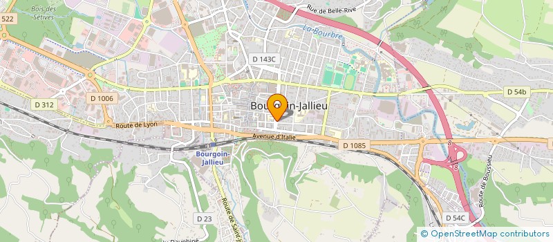 localisation de l'entreprise MONSIEUR PATRICK FONTAINE  BOURGOIN-JALLIEU