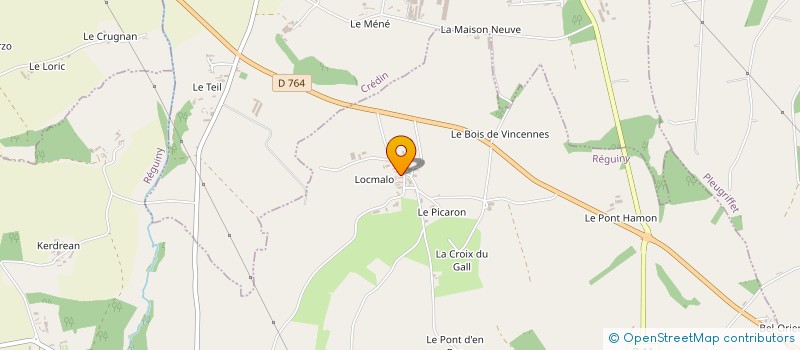 localisation de l'entreprise MONSIEUR PATRICK FONTAINE  REGUINY