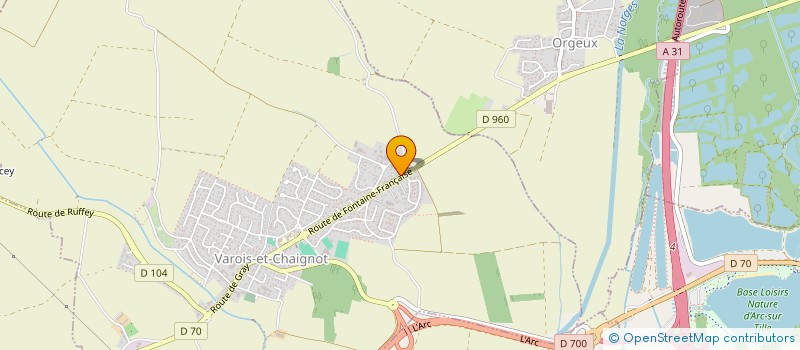 localisation de l'entreprise MONSIEUR PATRICK FONTAINE  VAROIS-ET-CHAIGNOT