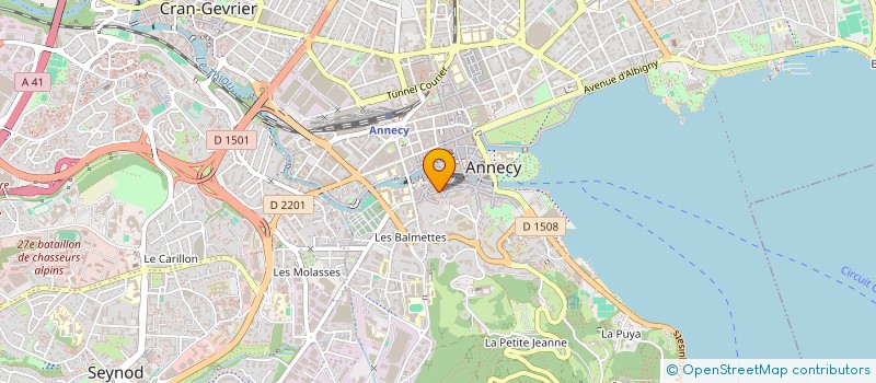 localisation de l'entreprise MONSIEUR PATRICK FONTANA à ANNECY
