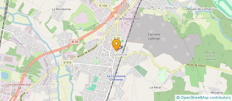 localisation de l'entreprise MONSIEUR PATRICK FONTANAUD  LA COURONNE